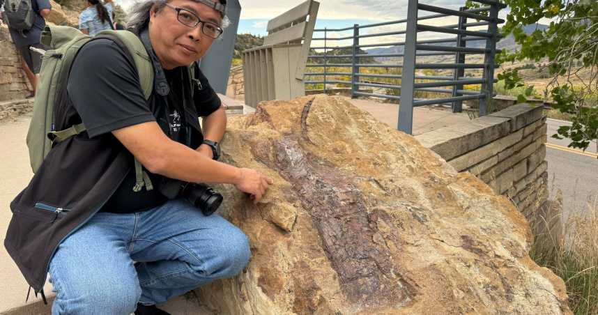 有「台灣化石先生」之稱的蕭語富因為一篇貼文被網友嗆聲。（圖／翻攝自hsiaokiko Threads）