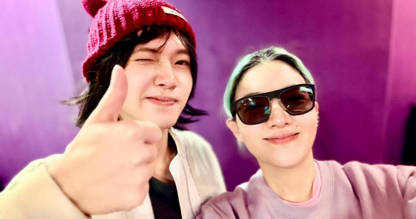 范曉萱與持修爲台東跨年晚會搶先展開練團。（圖／臺東縣政府提供）