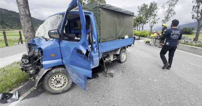 苦茶油牧師返鄉路成絕路台9線撞樹奪命。（圖 ／翻攝畫面）