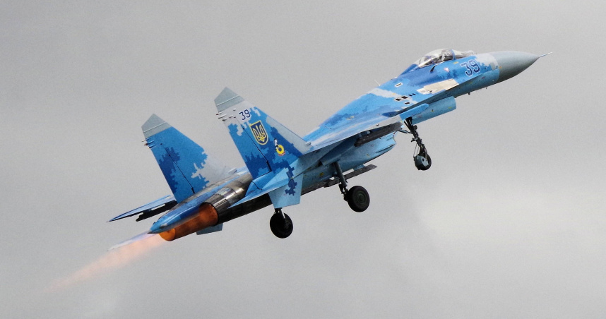 俄羅斯蘇-30（Su-30）戰機訓練時墜毀，飛行員彈射生還。（示意圖／Pixabay）