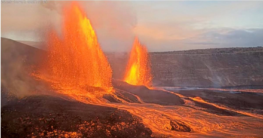 基拉韋厄火山（Kilauea volcano）。（圖／達志／美聯社）