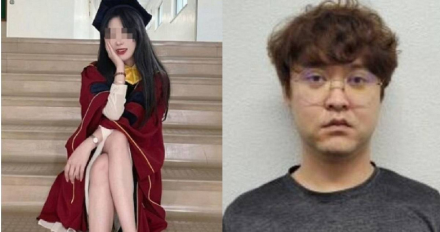 到南韓留學的25歲陸籍女留學生文文（化名），遭同樣來自大陸的31歲講師鄭昌盛（音譯）殺害並毀屍，被逮捕後聲稱怕師生戀曝光會失去教職，才狠下殺手。（圖／翻攝自臉書、翻攝自慶尚北道警察廳網站）