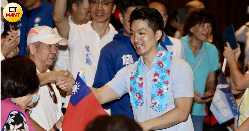 蔣萬安聲援運動部長李洋，並譴責任何打壓台灣國際空間的行為。（圖／方萬民攝）