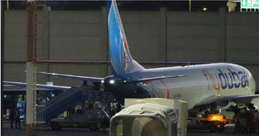 杜拜航空（FlyDubai）1架從阿聯杜拜飛往以色列特拉維夫的航班，差點因恐攻事件而墜機。（圖／達志／美聯社）