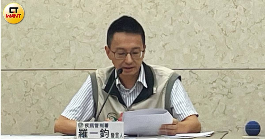 衛福部疾管署副署長羅一鈞。（圖／林則澄攝）