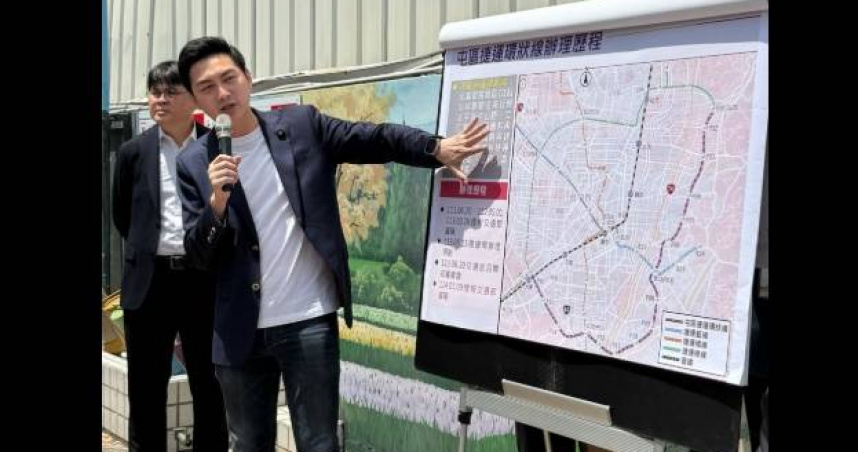 廖偉翔因應南屯激增居民爭取中捷「紫線」能延伸到南屯（圖／廖偉翔臉書）