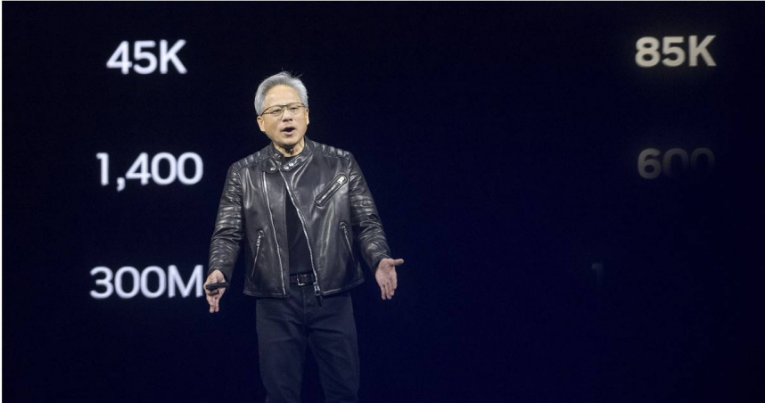 輝達執行長黃仁勳。（圖／達志／美聯社）