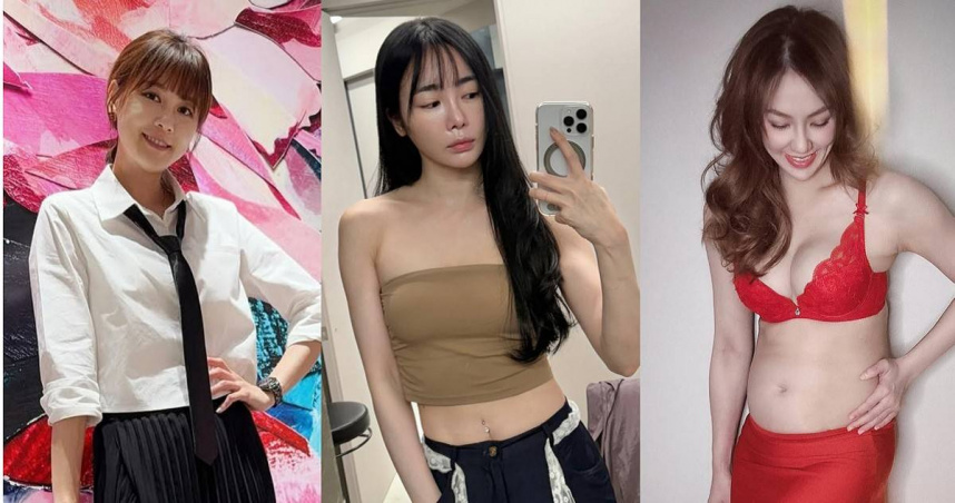 嚴立婷（左起）、舒子晨、劉雨柔的另一半都是運動員。（圖／翻攝自IG）