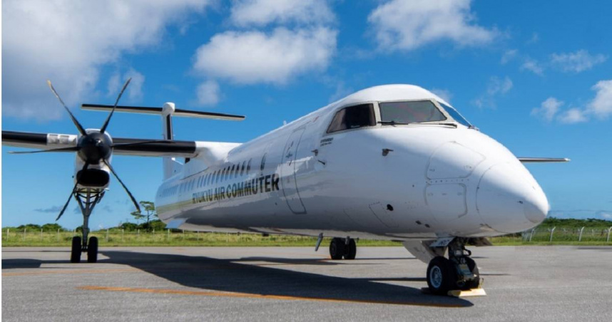 琉球航空飛機窗戶有裂縫。（示意圖／翻攝自琉球航空官網）