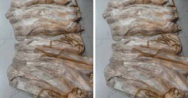 大陸近日有商家反映部分學生在元旦表演後，將已穿過甚至踩髒的演出服退貨，引發關注。（圖／翻攝自極目新聞）