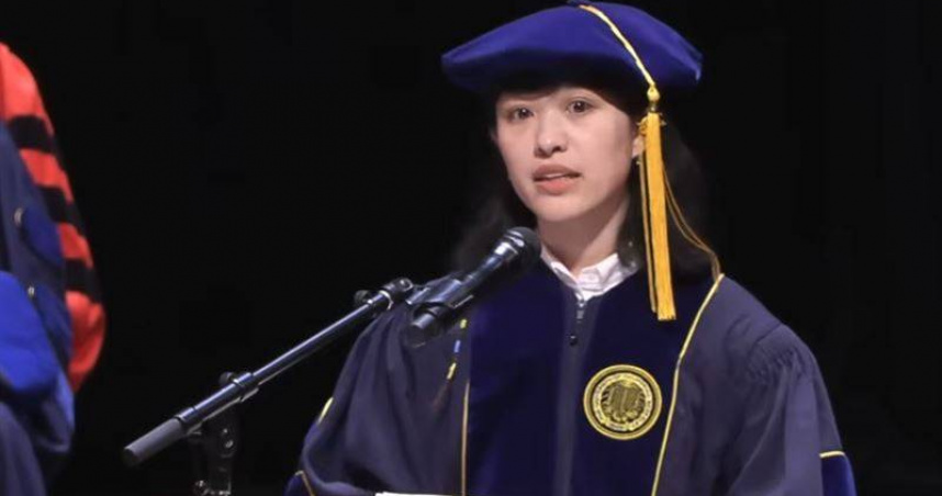 鄧立潔原本就讀於台灣大學國際企業學系，受星戰影響跨領域研修機械工程。（圖／翻攝自YouTube@MeganTeng_berkeley）