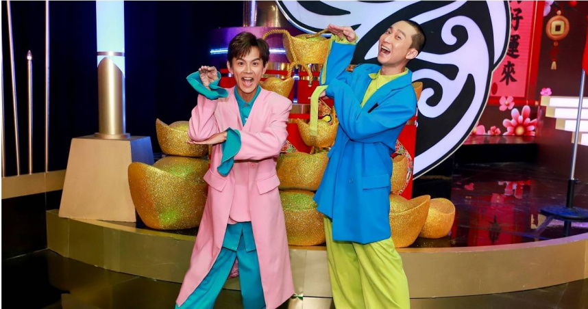 阿翔（左）與浩子（右）在《民視第一發發發》合體舞蹈演出已是6年前。（圖／民視提供）