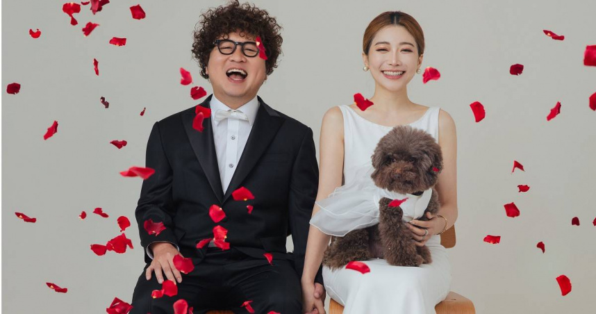 納豆、依依婚紗照曝光。（圖／經紀公司提供）