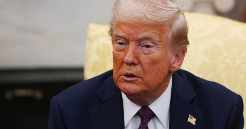 美國總統川普。（圖／美聯社／達志）