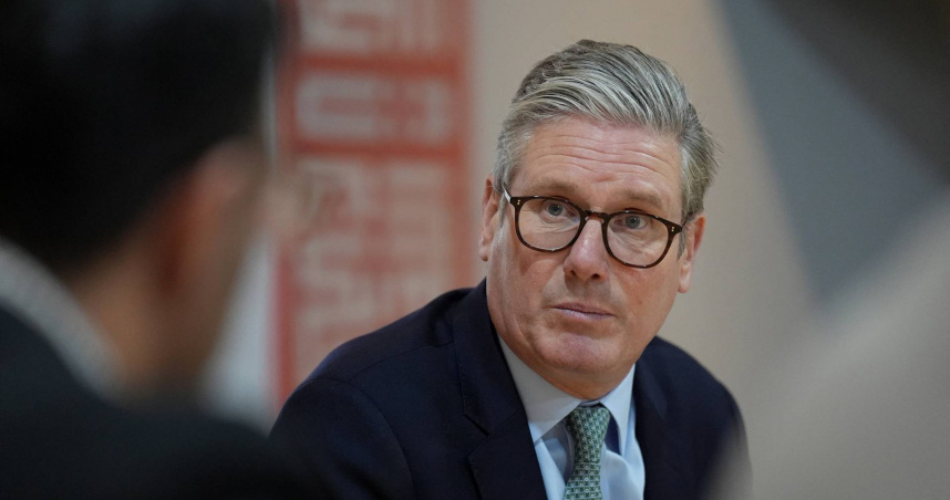 英國首相史塔默。（圖／達志／路透社）