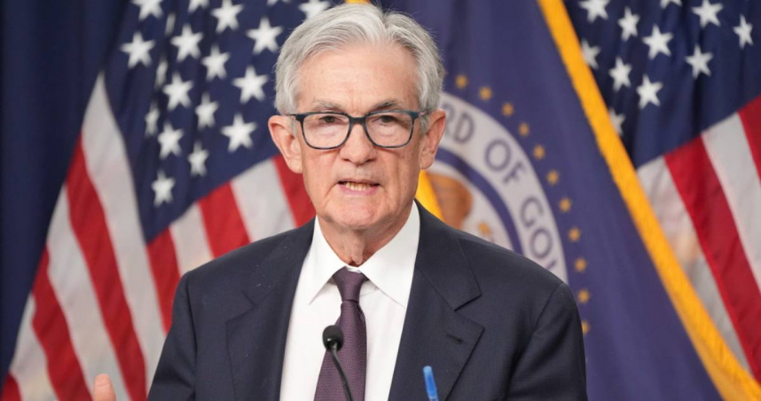 美國聯準會（Fed）主席鮑爾（Jerome Powell）。（圖／美聯社／達志）