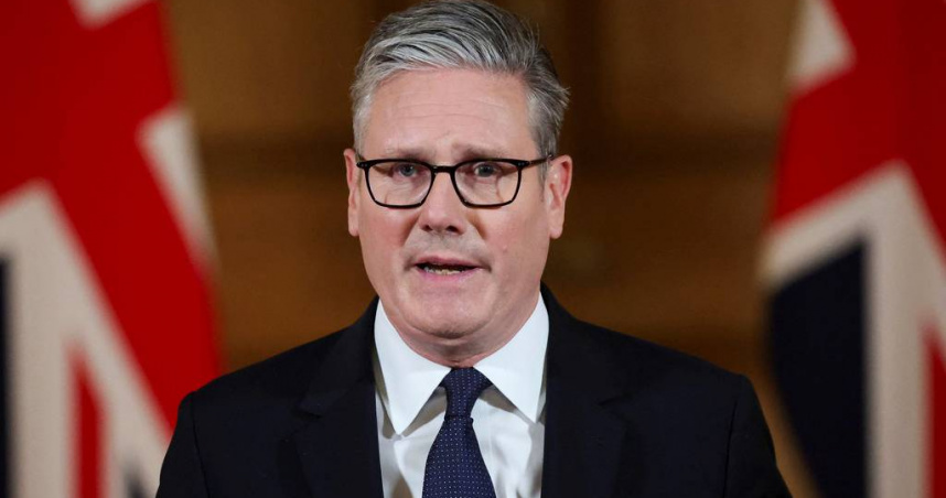 英國首相施凱爾。（圖／達志／美聯社）