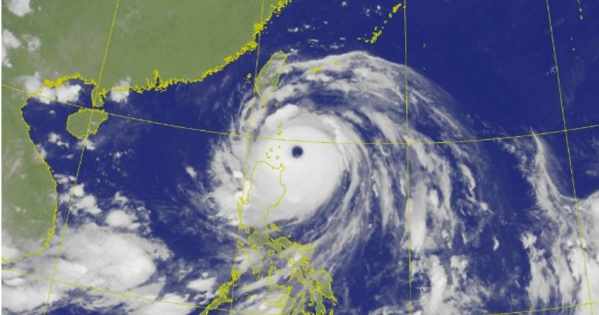 颱風樺加沙。（圖／氣象署提供）