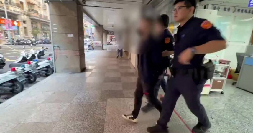 不滿妹妹遭男友施暴，新莊男子約談判時持刀砍傷對方，事後主動到警局自首。（圖／翻攝畫面）