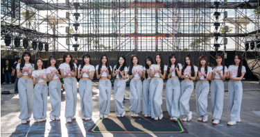 台鋼雄鷹Wing Stars啦啦隊進行跨年演出彩排。（圖／高雄市政府提供）