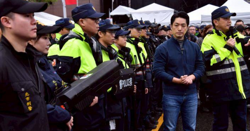 臺北市長蔣萬安今（31）日於跨年活動登場前夕，前往舞台周邊實地視察。（圖／取自台北市政府網站）