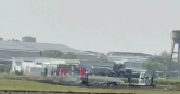 岡山基地2日上午發生墜機意外，導致2名飛官殉職。（圖／Threads anti_soldier授權提供）
