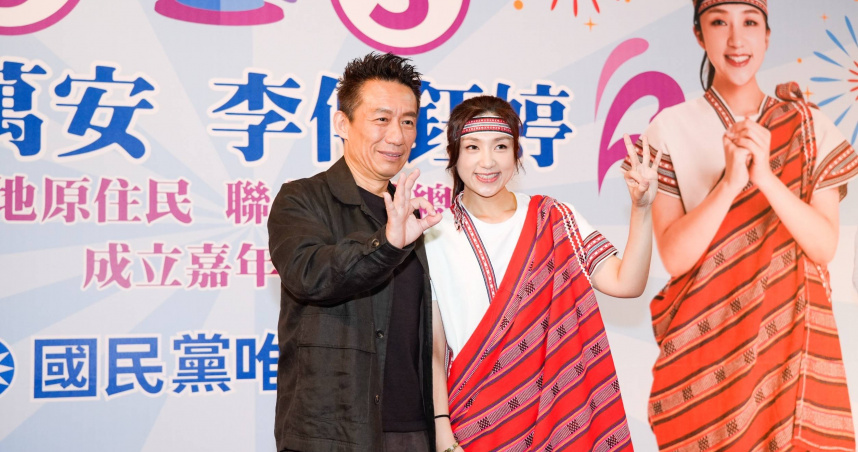郭子乾驚喜現身李傅鈺婷造勢活動　模仿「藍綠白」天王切換自如逗樂全場