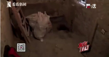 老宅裝修驚見「黑色肉乾」 工人嚇傻:一顆人頭掉出來!