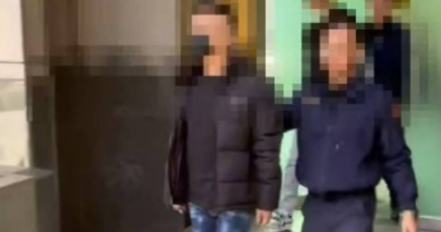 中山區砸店惡煞自知插翅難飛，30上午主動到中二派出所說明，訊後被依法送辦。（圖／翻攝畫面）