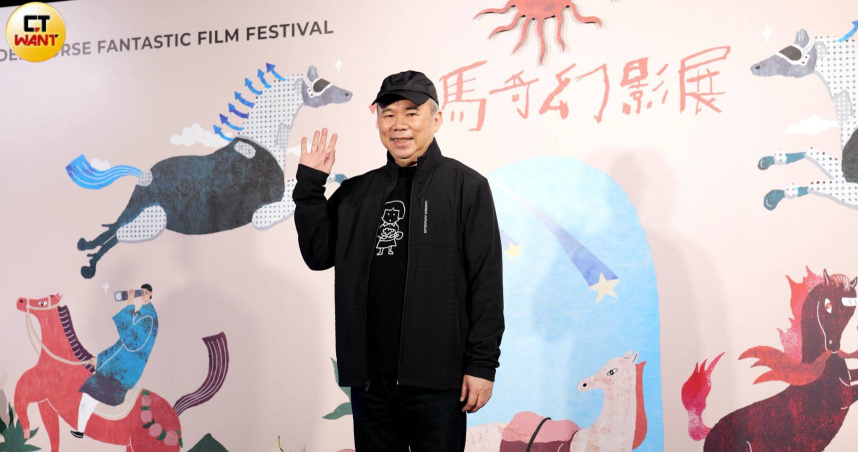 陳玉勳表示，當年拍攝《熱帶魚》文英扮成巨蛇娘娘，但其實文英私底下十分怕社。（圖／焦正德攝）