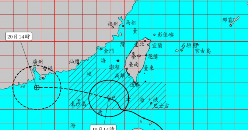中央氣象署表示，第6號薇帕颱風遠離，今（19）日17時30分解除海上颱風警報。（圖／中央氣象署）
