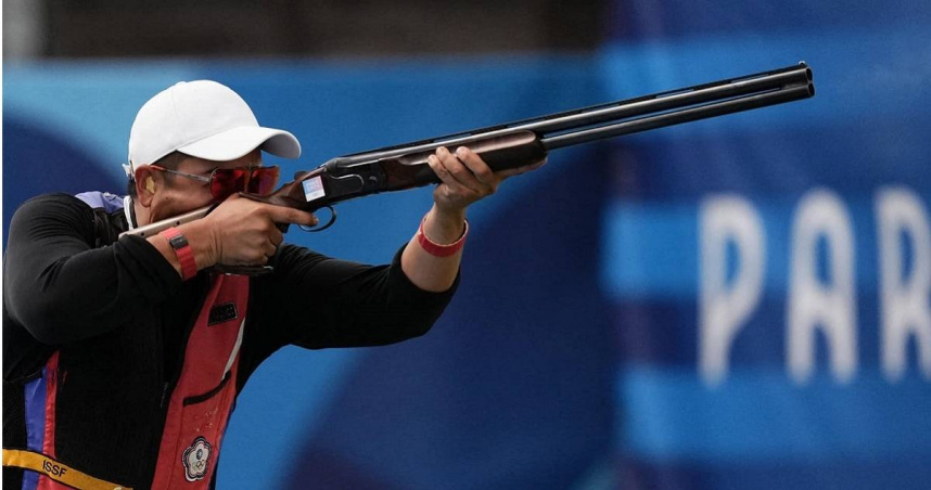 巴黎奧運射擊定向飛靶銅牌得主李孟遠。（圖／翻攝FB／李孟遠）