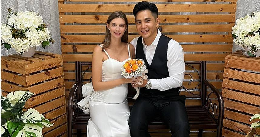 38歲的馬來西亞男星祖雄與烏克蘭妻子佳娜2年前結婚，如今為二胎兒子「季季」的誕生做好準備。（圖／翻攝戴佳娜臉書）