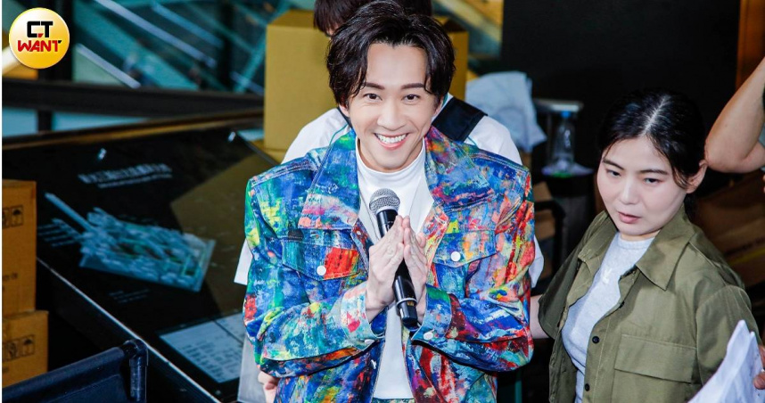 陳漢典現身活動巧避婚宴問題。（圖／趙文彬攝）