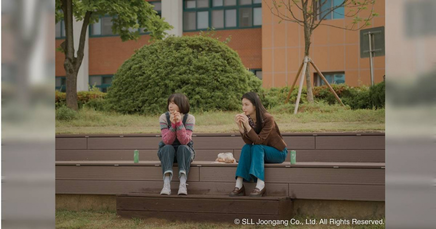 金多美與辛叡恩合作《百次的回憶》。（圖／Hami Video提供）