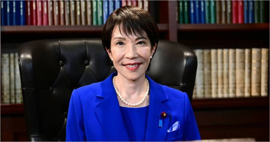 日本首位女首相高市早苗。（圖／達志／美聯社）