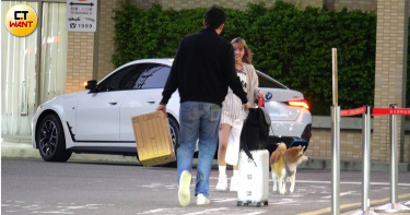 禹菡結束工作後親自開車到機場接男友。（圖／本刊攝影組）