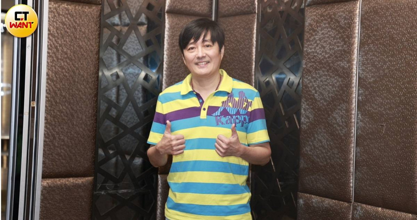 李志希坦言自己曾在拍攝時不慎導致手指、3根肋骨斷裂，但因為要趕戲，包紮後繼續上場拍攝。（圖／蘇聖倫攝）