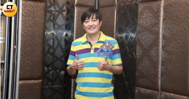 李志希坦言自己曾在拍攝時不慎導致手指、3根肋骨斷裂，但因為要趕戲，包紮後繼續上場拍攝。（圖／蘇聖倫攝）