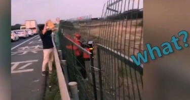 塞車肚子餓怎麼辦? 最狂「歡樂送」現身高速公路