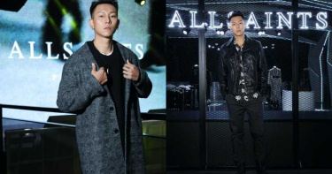 ALLSAINTS皮衣搭花襯衫 瘦子:「有自信的台就是帥!」