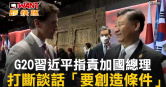 圖說-G20習近平指責加國總理　打斷談話「要創造條件」