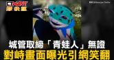 圖說-城管取締「青蛙人」無證　對峙畫面曝光引網笑翻