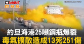圖說-約旦海港25噸鋼瓶爆裂　毒氣擴散造成13死251傷